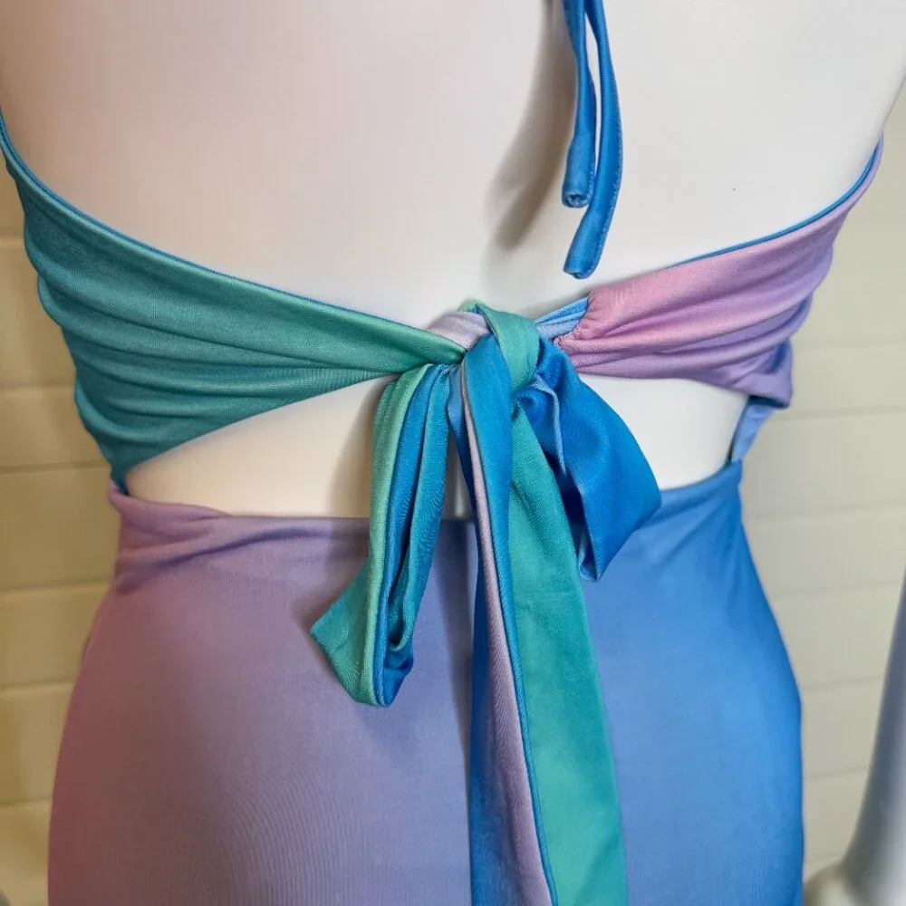 Tiger Mist Lillee Mermaid Gradient Cutout Mini Dress (NWT) - Picture 5 of 9